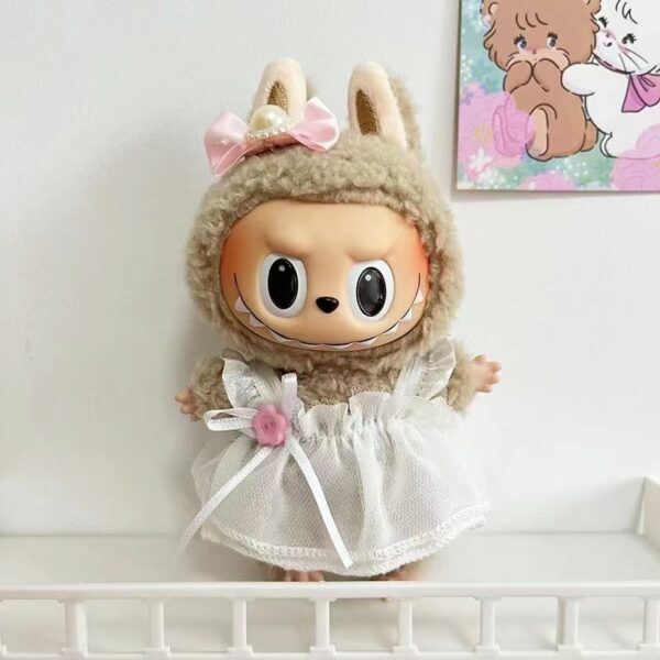 Labubu 15cm Doll Clothes Spring Sweater Dress Set - Image 20