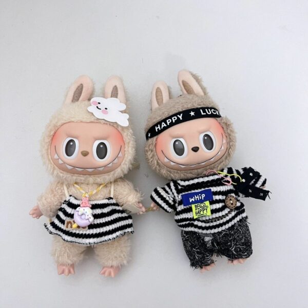 Labubu 17cm Beach Style Doll Dress with Necklace - Image 2