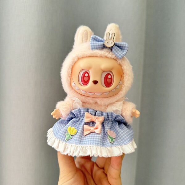 Labubu Macaron Doll Clothes British Style Outfit - Image 18