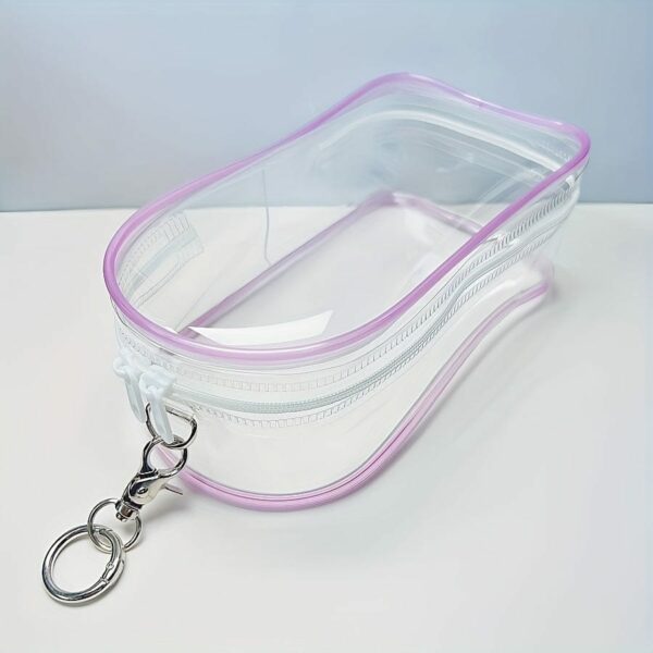Labubu Display Case - PVC Storage Bag with Keychain - Image 9
