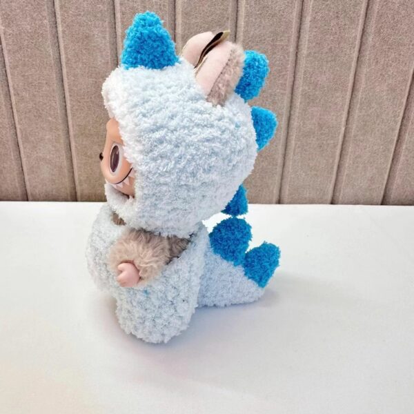 Labubu 17cm Doll Dinosaur Onesie Christmas Costume - Image 3