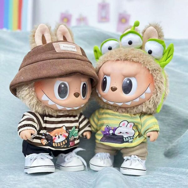 38cm Labubu Doll Clothes Plush Toy Dress Up Outfit - Image 5