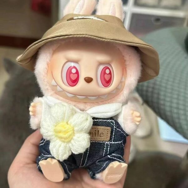 Labubu Keychain Doll Clothes Water Bottle Set - Image 14