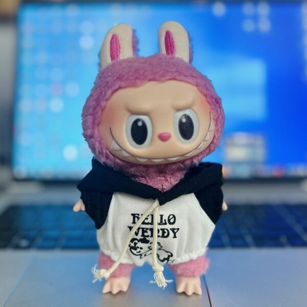 Labubu 17cm Blind Box Doll Clothes Spring Series Keychain - Image 42
