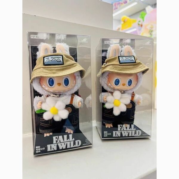 LABUBU POP MART - THE MONSTERS Fall in Wild Series Vinyl Plush Keychain - Image 2