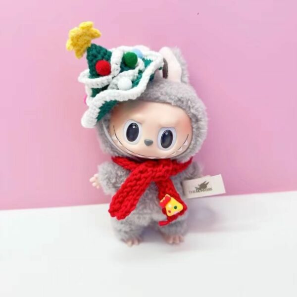 Labubu 17cm Doll Dinosaur Onesie Christmas Costume - Image 13