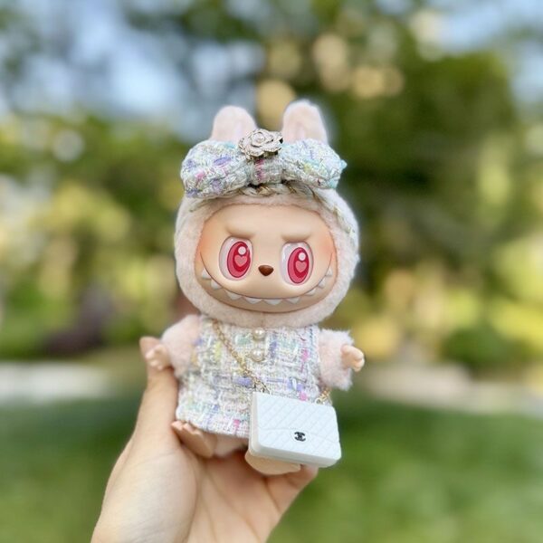 Labubu Doll Clothes - Tulip Pattern Dress - Image 8