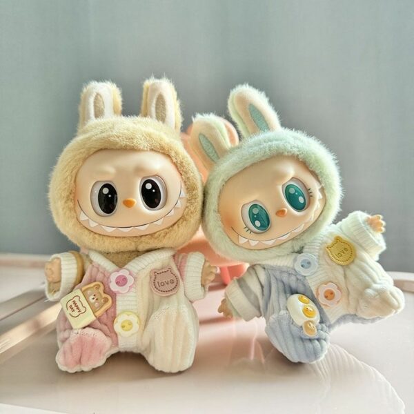 Labubu Keychain Doll Clothes Devil Suspender Dress - Image 6