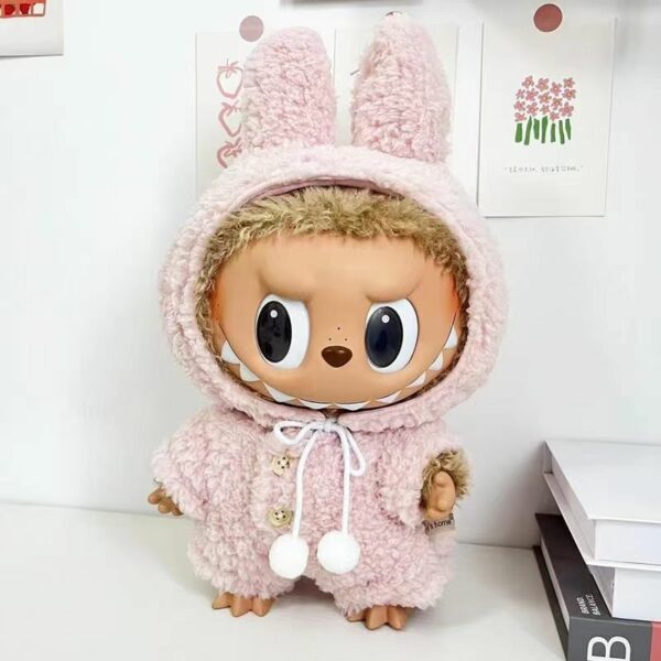 Labubu 38cm Doll Clothes Hamburger Snowman Outfit Replacement Set - Image 20