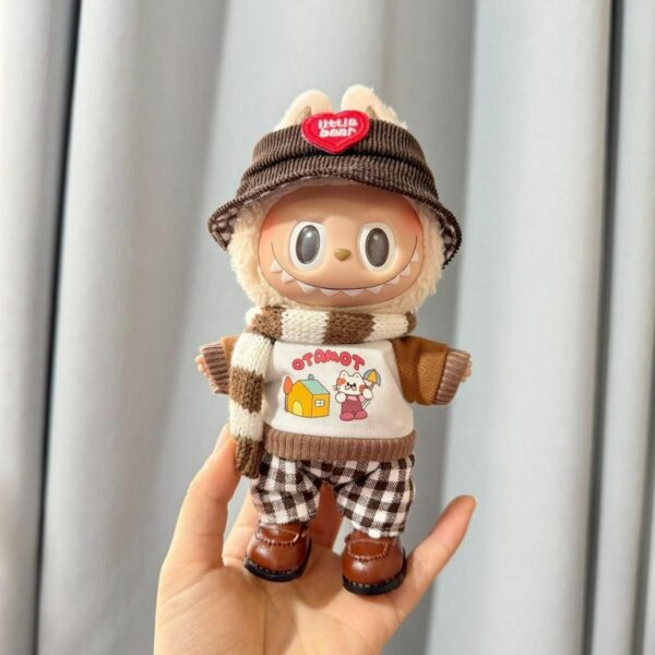 Labubu Party Series Gen 1/2 Keychain Cat Outfit Doll Clothes Set - Image 8