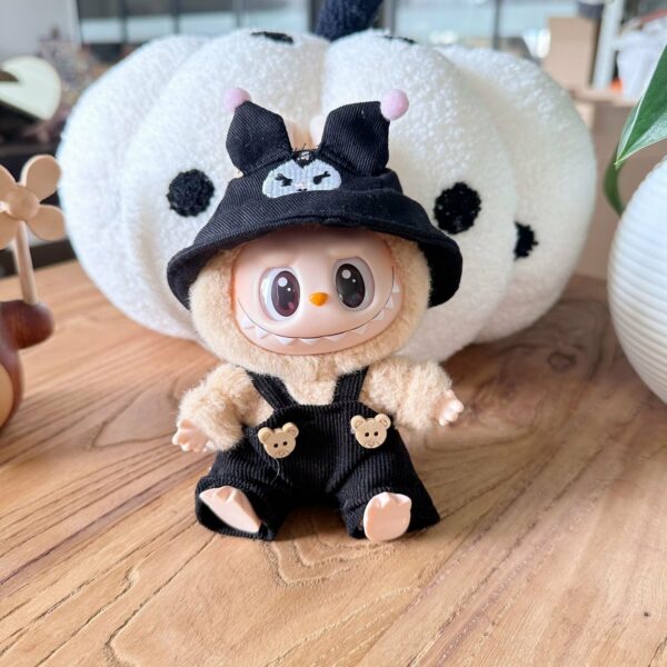 Labubu Party Series Doll Clothes Overalls with Hat - Image 8