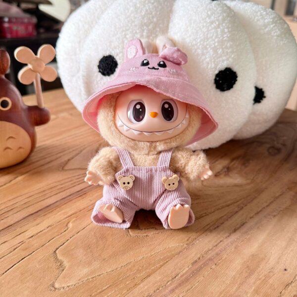 Labubu Party Series Doll Clothes Overalls with Hat - Image 12