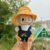 Yellow Polka Dot Hat Set