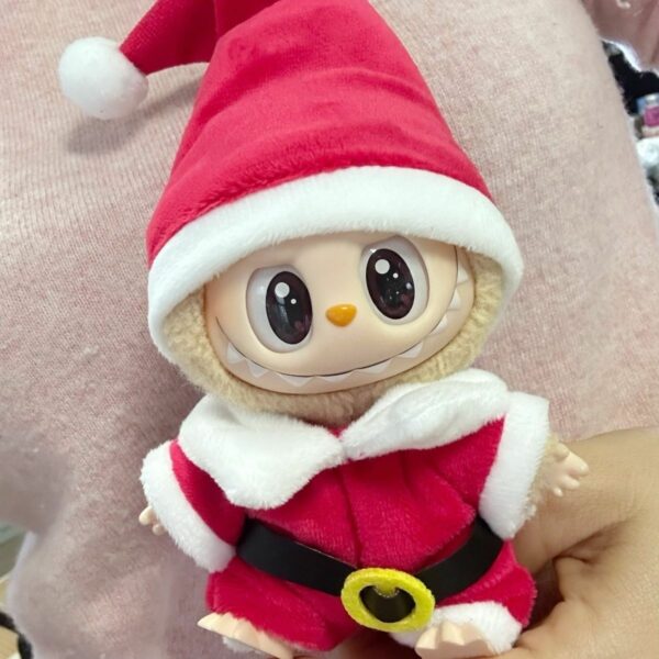 Labubu Blind Box Doll Clothes Christmas Belt Outfit Set - Image 7