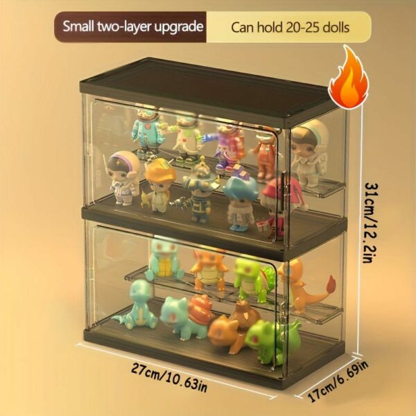Double Layer Display Case - Clear Acrylic Showcase - Image 10