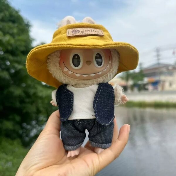 Labubu Photographer Doll Clothes Summer Keychain Set - Image 8