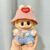 Pink love hat + star set