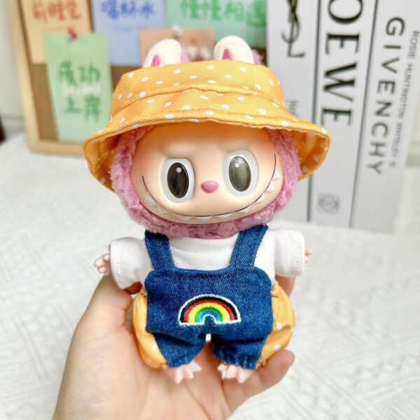 Labubu 17cm Purple Lavender Couple Outfit Doll Clothes Set - Image 10