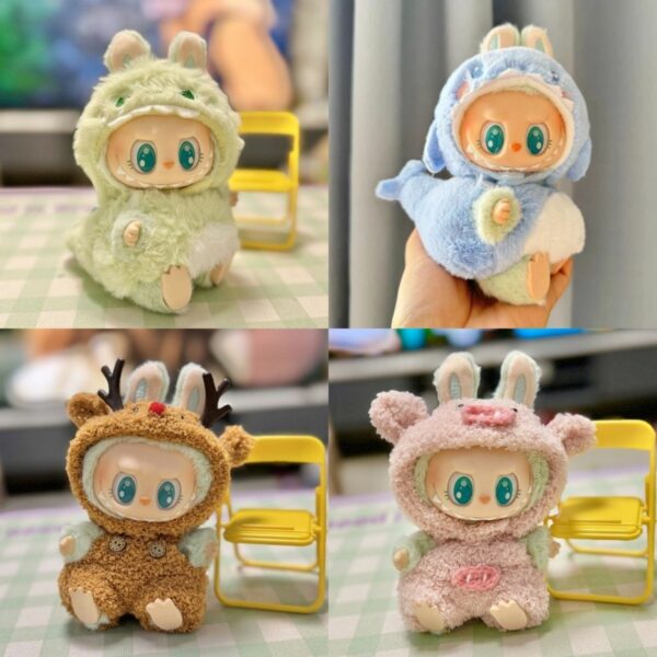 Doll Clothes Shark and Deer Party Outfit Set for Labubu