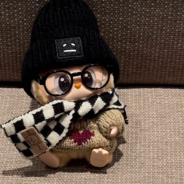 Labubu First Second Generation Doll Knit Sweater Hat Outfit - Image 8