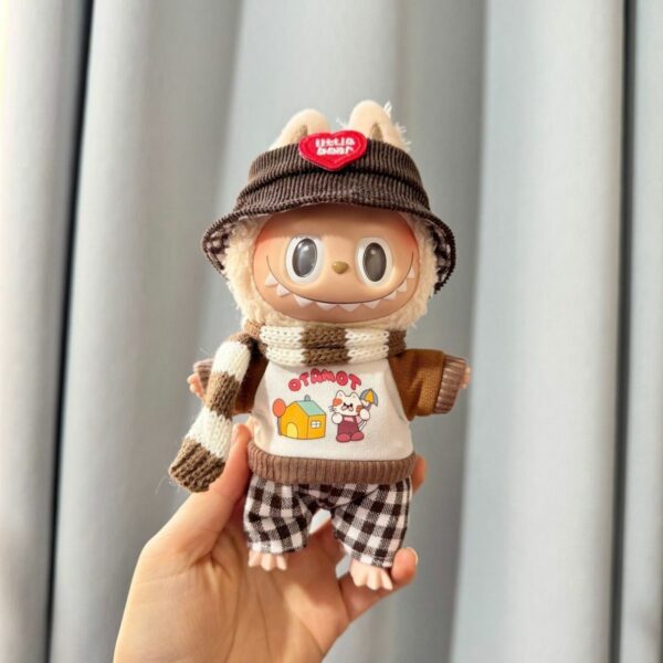 Labubu Party Series Gen 1/2 Keychain Cat Outfit Doll Clothes Set - Image 3