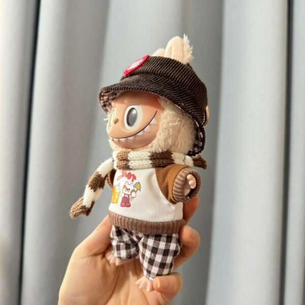 Labubu Party Series Gen 1/2 Keychain Cat Outfit Doll Clothes Set - Image 6