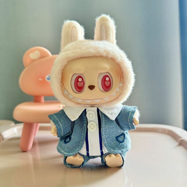Labubu Macaron Doll Clothes British Style Outfit - Image 16