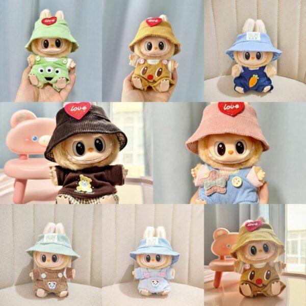 Labubu 15cm Party Series Keychain Doll Outfit