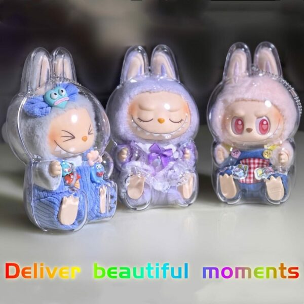 Labubu Display Case - Clear Acrylic Dustproof Cover - Image 4