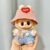 Star light blue pink love hat