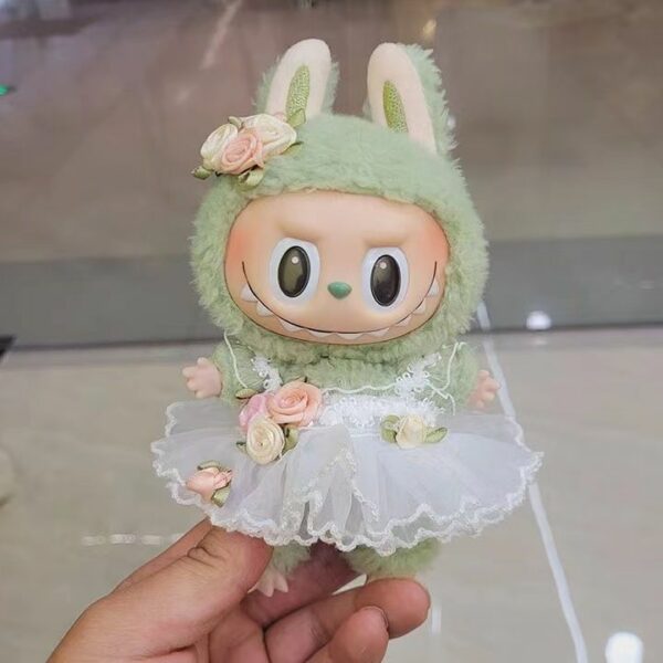 Labubu 15cm Doll Clothes Spring Sweater Dress Set - Image 42
