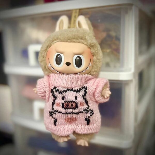Labubu Time to Chill 15cm Doll Clothes Keychain Accessory - Image 32