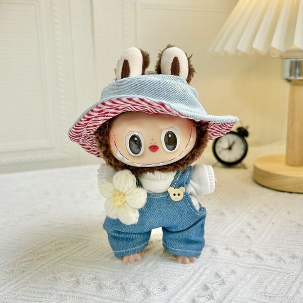 Labubu 17cm Blind Box Doll Clothes Camera Spring Set - Image 11