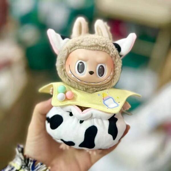 Labubu 15cm Doll Clothes Spring Sweater Dress Set - Image 8