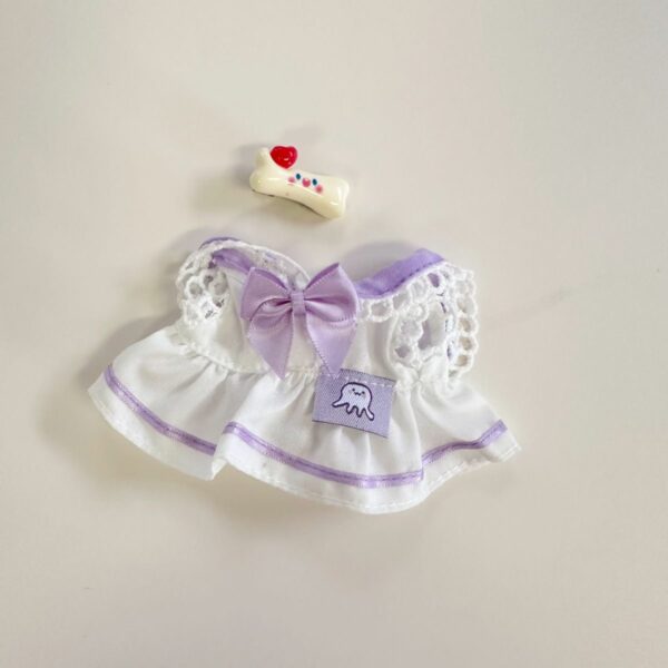 17cm Labubu Blind Box Sheep Overalls Outfit Set - Image 22