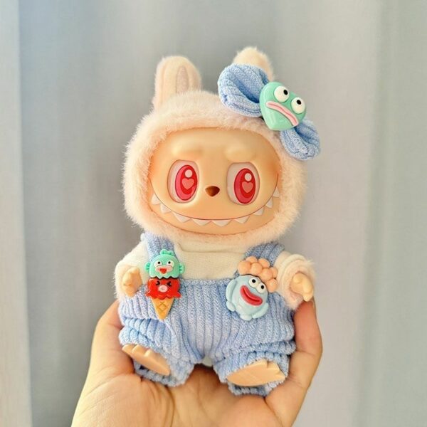 Labubu Party Series Doll Clothes Overalls with Hat - Image 18