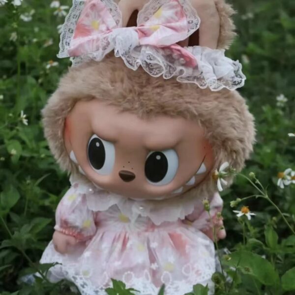 Labubu 38cm Doll Clothes Hamburger Snowman Outfit Replacement Set - Image 5