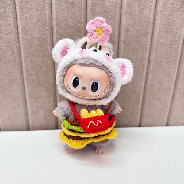 Handmade Knitted Labubu Doll Clothes 15-17cm Custom Outfit - Image 20