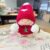 Love double ball hat + sleeveless Christmas embroidered sweater