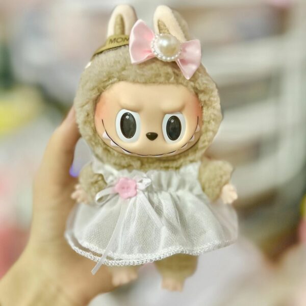 Labubu 15cm Doll Clothes Spring Sweater Dress Set - Image 4
