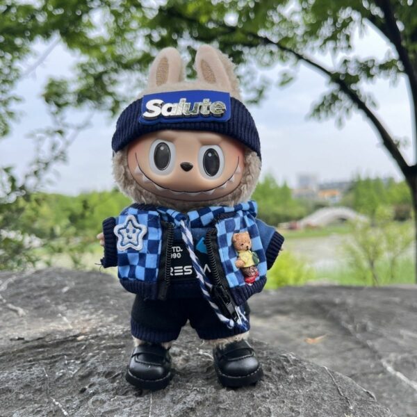 Labubu 17cm Blind Box Doll Clothes Spring Series Keychain - Image 8