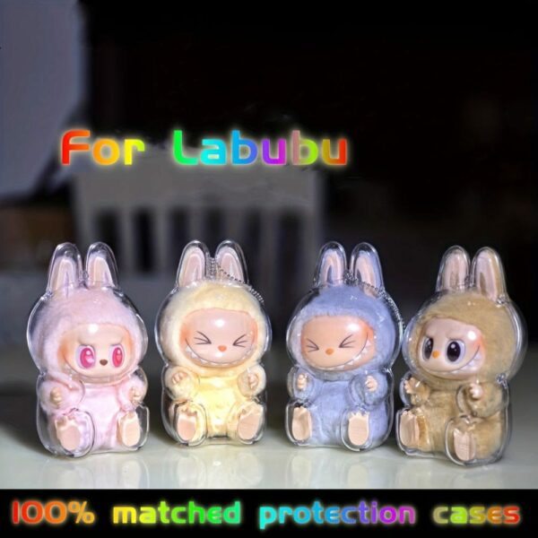Labubu Display Case - Clear Acrylic Dustproof Cover - Image 2