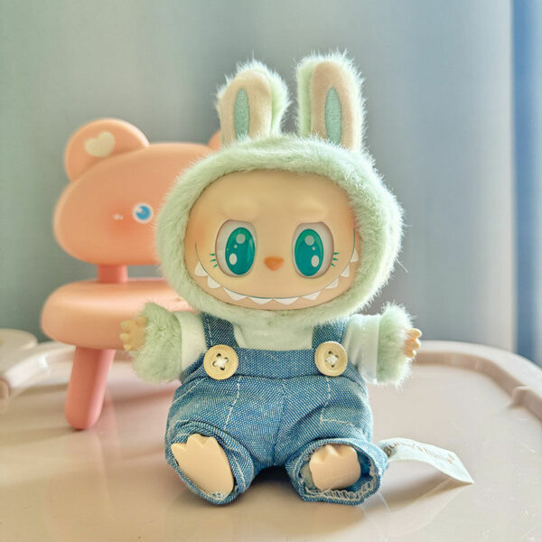 Labubu Macaron Doll Clothes British Style Outfit - Image 3