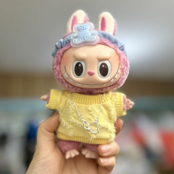Labubu 17cm Beach Style Doll Dress with Necklace - Image 27