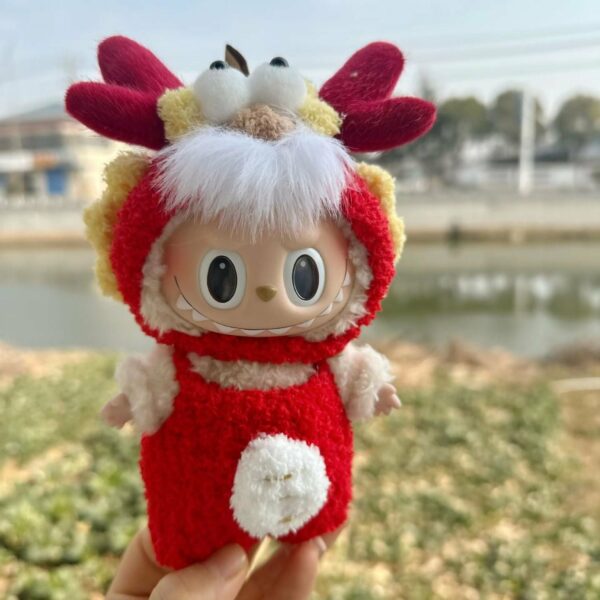 Labubu 17cm Dragon Year Special Edition Doll Clothing - Image 4