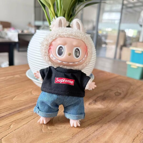 Labubu 17cm Doll Clothes Macaron Sports Casual Set - Image 13