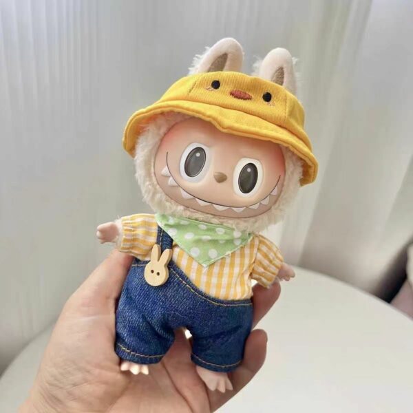 Labubu Photographer Doll Costume Set 17cm Keychain - Image 3