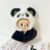 Black and white panda cape