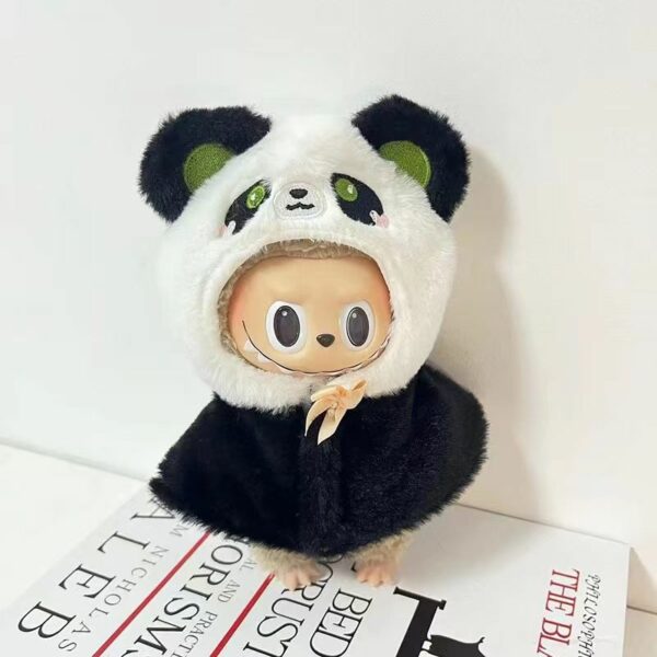 17cm Labubu Doll Clothes Cape Cloak Keychain Outfit - Image 6