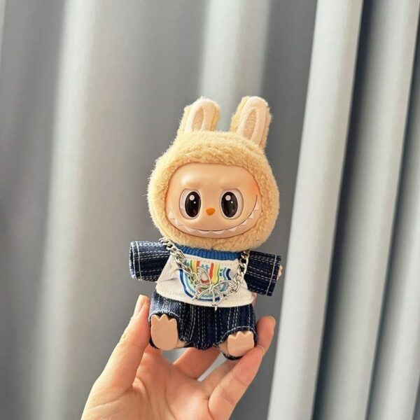 Labubu Doll Clothes - Blue Balloon Outfit Set - Image 8